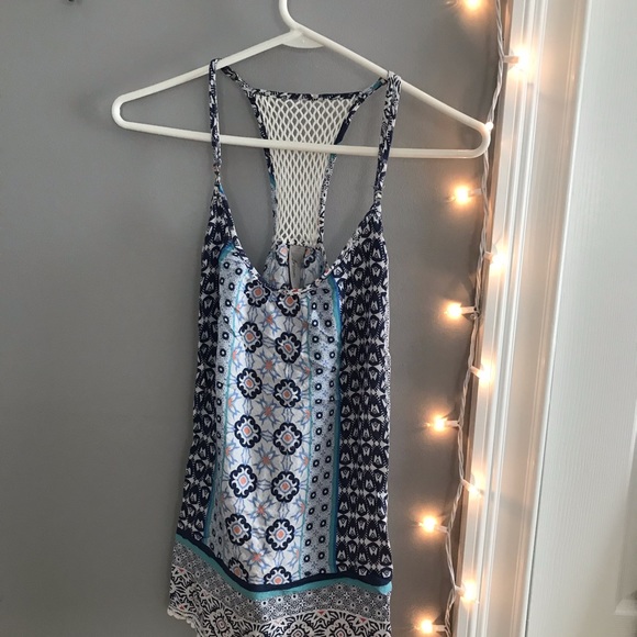 Boho Print Racerback Tank Top - Picture 4 of 7